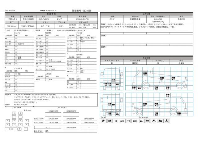 MITSUBISHI FUSOU SUPER GREAT 2015 Image 31