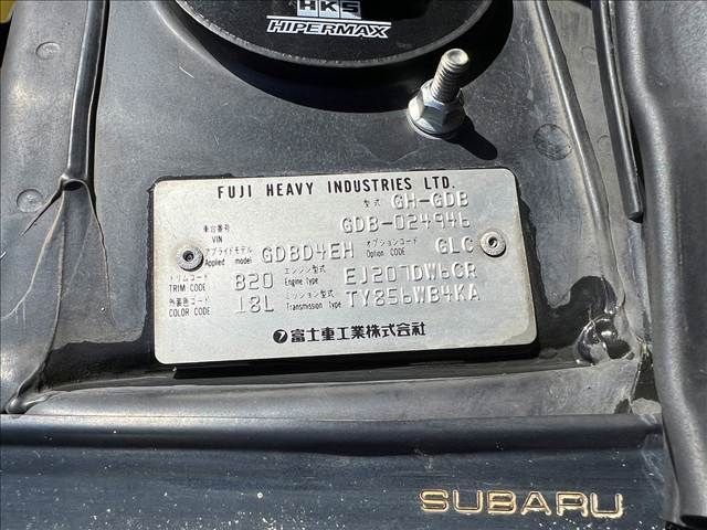 SUBARU IMPREZA WRX 2003 Image 31