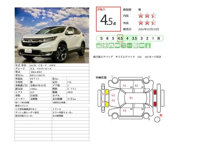 HONDA CR-V 4WD 2020 Image 31